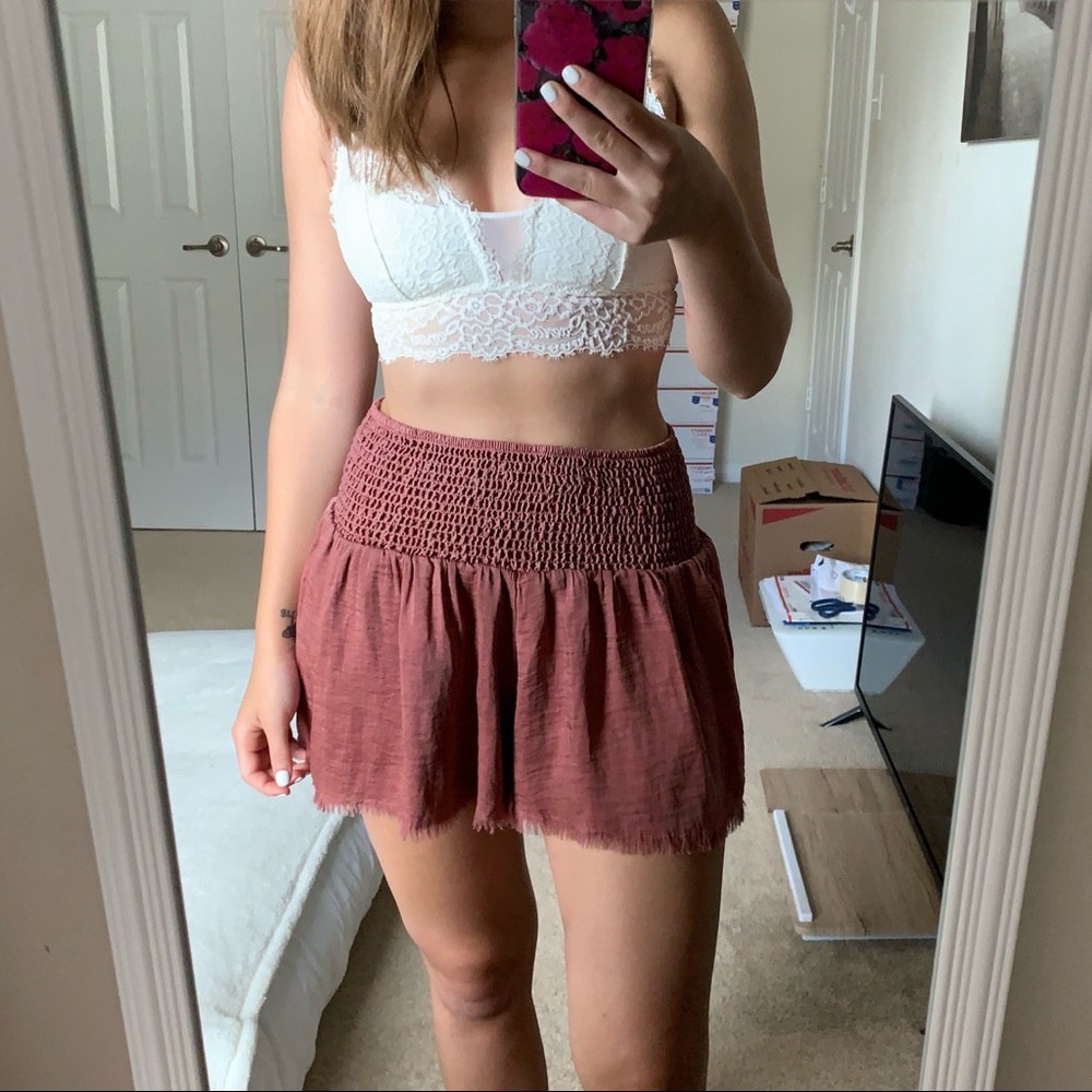 Aerie Smocked Silky Soft Shorts